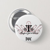 Button — Ontwerp voor Ga-meisjes (Voorkant /achterkant)