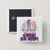 Button "Onze troepen ondersteunen" (Voorkant /achterkant)