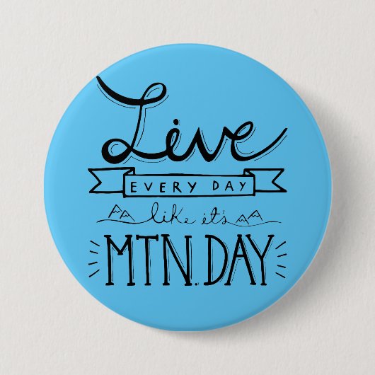 Button op de mountainDay (Voorkant)