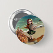 Button "Op zee" (Voorkant /achterkant)