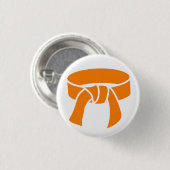Button Oranje gordel (Voorkant /achterkant)