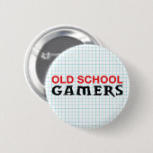 Button Oude schoolgamers (Voorkant /achterkant)