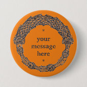 Button OUROBOROS zwart/turmeric (Voorkant)