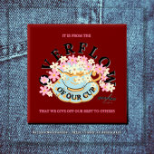 BUTTON OVER DE OVERSTROMING door Adiela Akoo