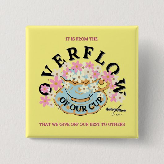 BUTTON OVER DE OVERSTROMING door Adiela Akoo (Voorkant)