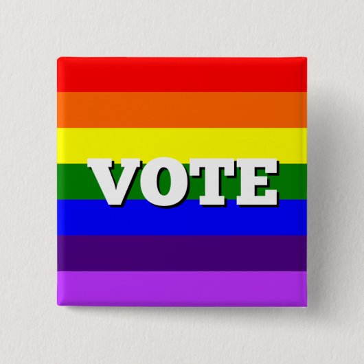 Button over de regenboogachtergrond (Voorkant)