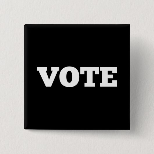 Button over de zwarte achtergrond (Voorkant)