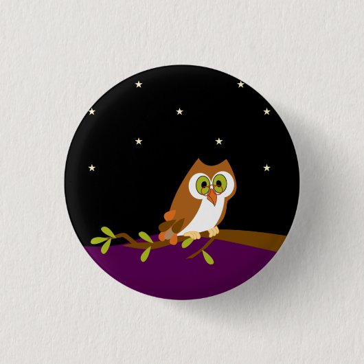 Button_owl flair ronde button 3,2 cm (Voorkant)