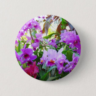 Button Paarse Lilies ventilator