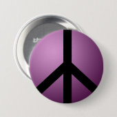 Button Paarse vredes-Sjabloon past deze aan (Voorkant /achterkant)