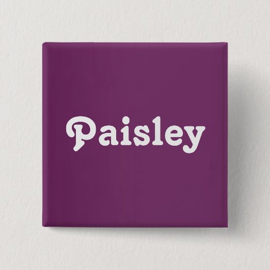 Button Paisley (Voorkant)