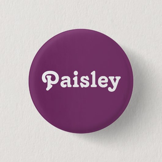 Button Paisley (Voorkant)