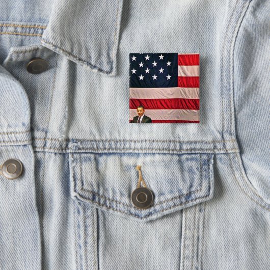 Button Patriottische Tender Obama 2012 (In situ)