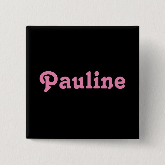 Button Pauline (Voorkant)