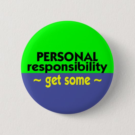 button_personalverantwoordelijkheid ronde button 5,7 cm (Voorkant)
