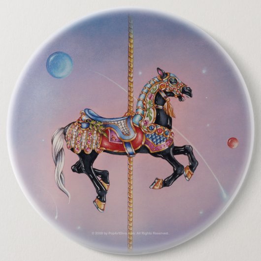 Button - Petaluma Carousel Horse 1 (Voorkant)