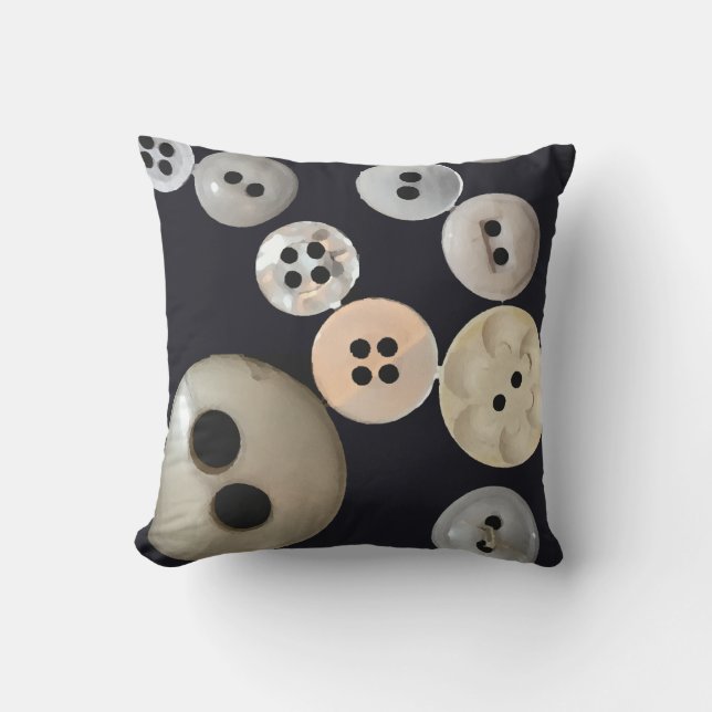 Button Pillow Buitenkussen (Voorkant)