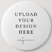 Button Pin 6" - Extra groot (Voorkant)