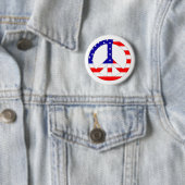 Button Pin Badge voor Amerikaanse vlag (In situ)