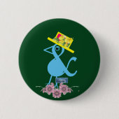 Button Pin - Blauw(Tweet) RFPMDesigns ©️2024 (Voorkant)