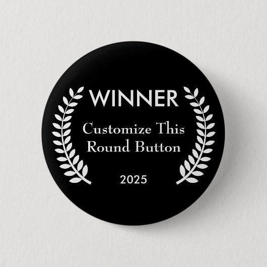 Button Pin: Custom Film Festival Winner Laurels (Voorkant)