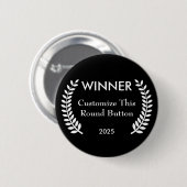 Button Pin: Custom Film Festival Winner Laurels (Voorkant /achterkant)