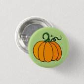 Button pompoen (Voorkant /achterkant)