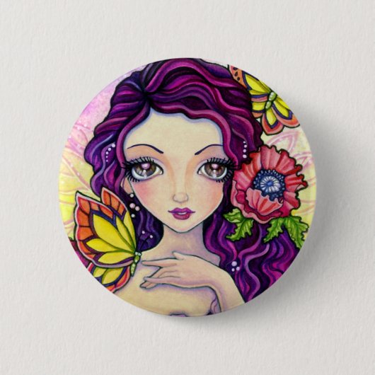 Button - Poppy Glamor (Voorkant)