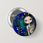 Button "Porthole Mermaid" (Voorkant /achterkant)