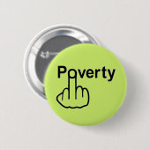 Button Poverty Flip (Voorkant /achterkant)