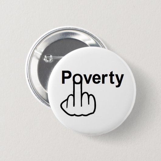 Button Poverty Flip (Voorkant /achterkant)