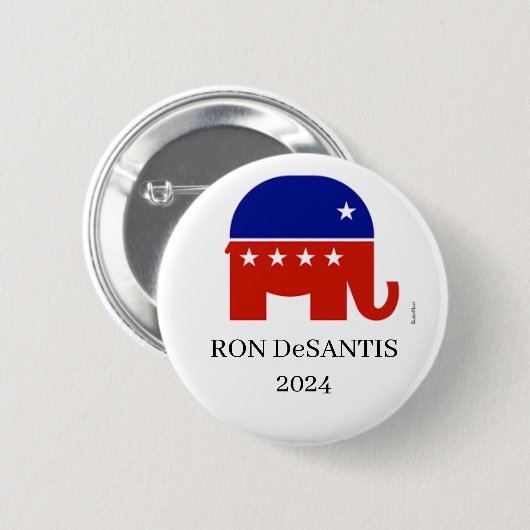 Button president Ron DeSantis Republikein 2024 (Voorkant /achterkant)
