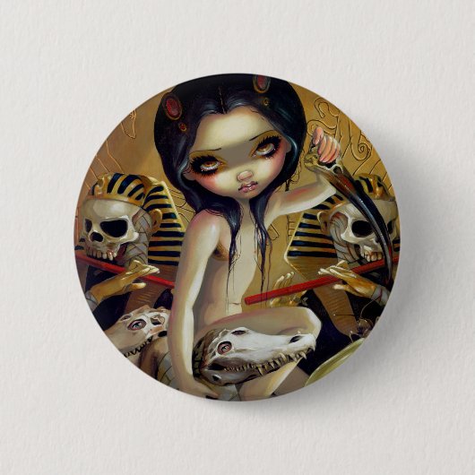 Button "Priestess of Nyarlathotep" (Voorkant)