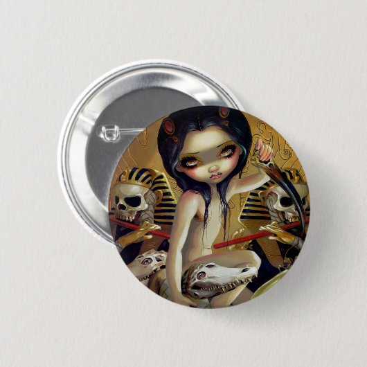 Button "Priestess of Nyarlathotep" (Voorkant /achterkant)