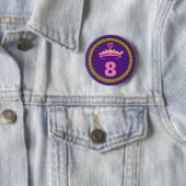 Button - Prinses 8e Verjaardag Tiara (In situ)