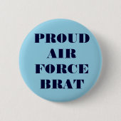 Button Proud Air Force Brat (Voorkant)