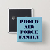 Button Proud Air Force Familie (Voorkant /achterkant)