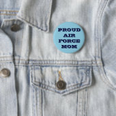 Button Proud Air Force mama (In situ)