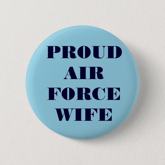 Button Proud Air Force Wife (Voorkant)