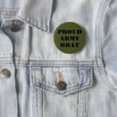 Button Proud Army Brat (In situ)
