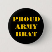 Button Proud Army Brat (Voorkant)