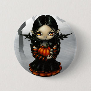 Button "Pumpkin Pixie"