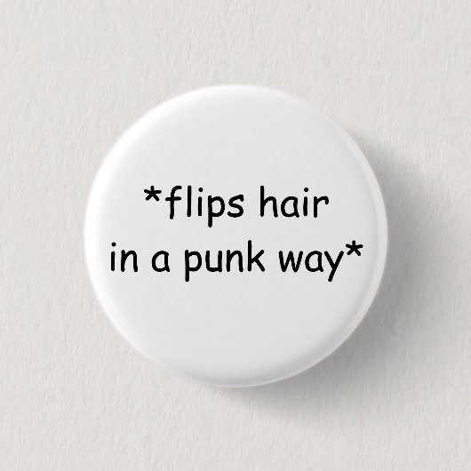 Button punk haar Flip (Voorkant)