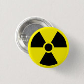 Button radioactief symbool (Voorkant /achterkant)