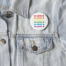 Button "Rainbow Love"