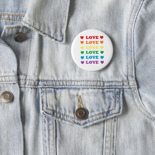 Button "Rainbow Love" (In situ)