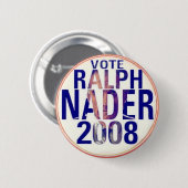Button Ralph Nader 2008 (Voorkant /achterkant)