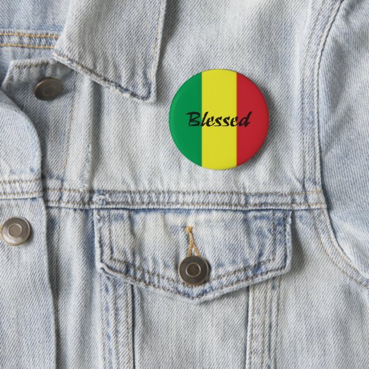 Button Rastafari-Segen (In situ)