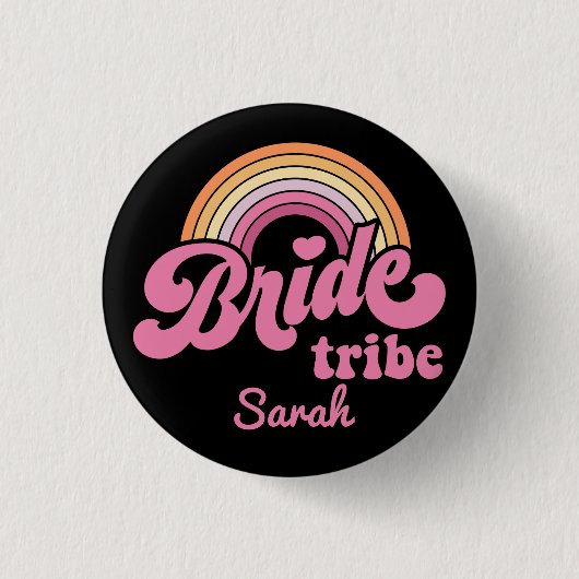 Button regenboog Birde Tribe Badge (Voorkant)