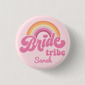 Button  regenboog Birde Tribe Badge (Voorkant)